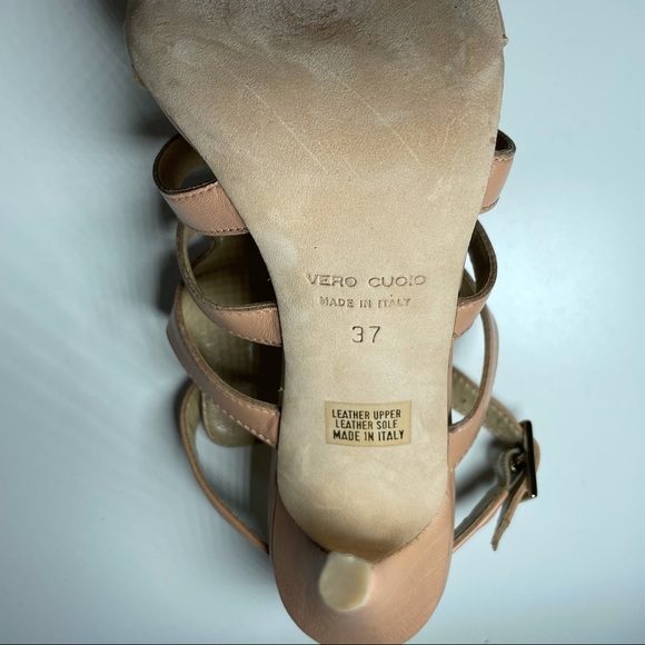 Italian high heels Grigiarancio  size 7. - Picture 8 of 11